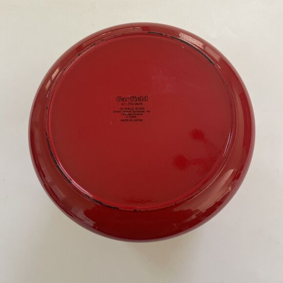 Vintage 1978 Christmas Garfield Jim Davis Bah Humbug Ice Bucket Container CLEAN - Picture 5 of 13